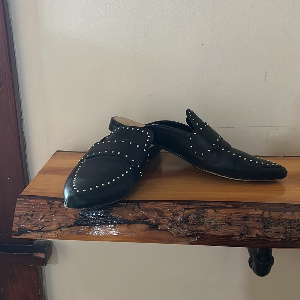 en Thread 'Darla' Studded Leather Mules size 8 - Picture 2 of 3